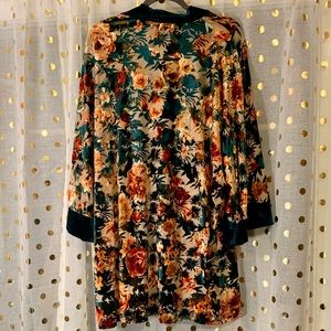 Always Indigo size 3x kimono[sold]